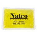 Rectangular Yellow Hot/ Cold Pack with Gel Beads
